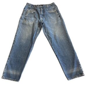 Vintage Guess Jeans Mens 38x32 (Fits 36x31) Pascal Loose Fit‎ Tapered USA 90s